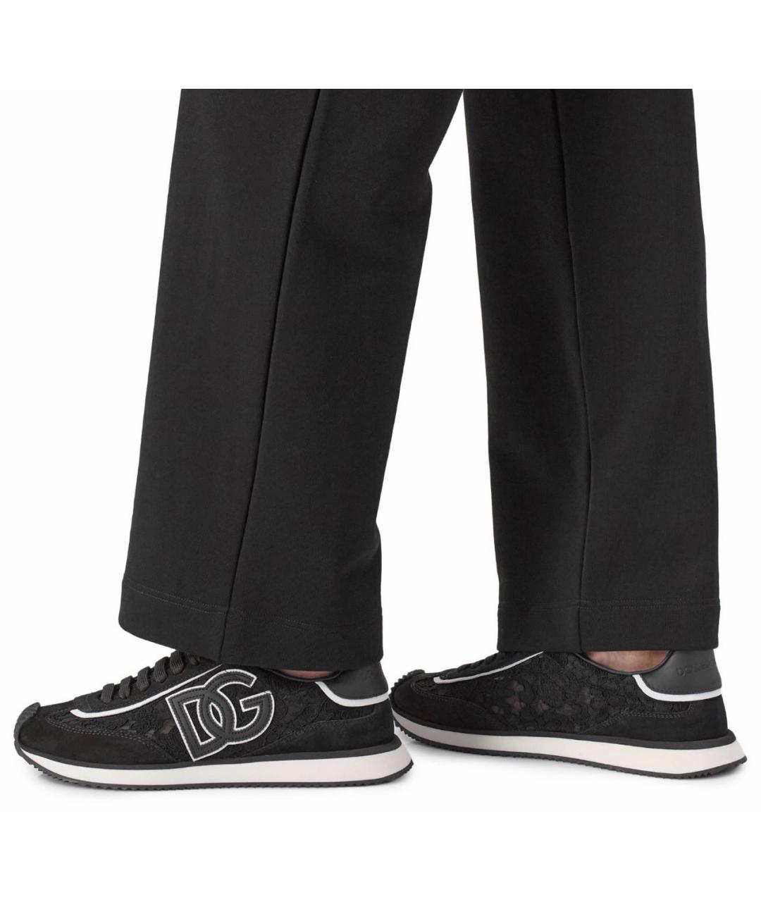 DOLCE&GABBANA Черные кроссовки, фото 3