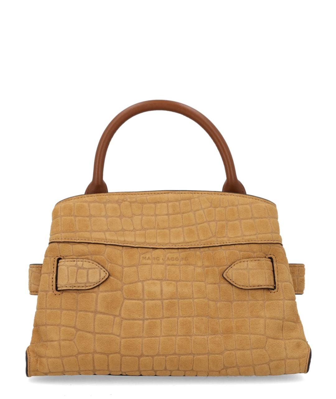 MARC JACOBS Бежевая кожаная сумка через плечо, фото 3