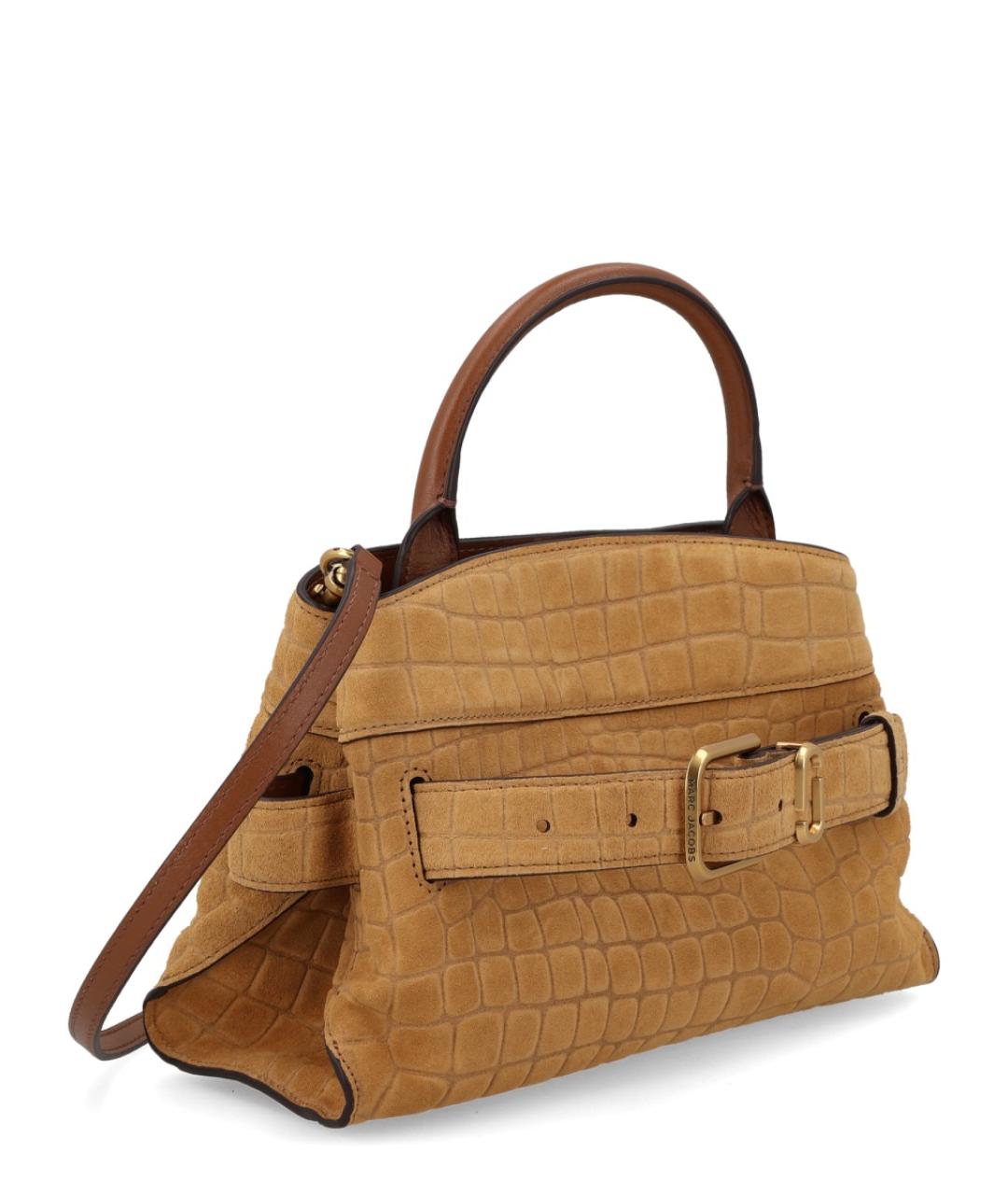 MARC JACOBS Бежевая кожаная сумка через плечо, фото 2