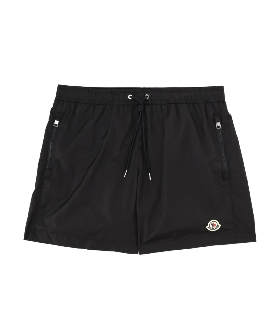 MONCLER Черные полиамидовые плавки, фото 1