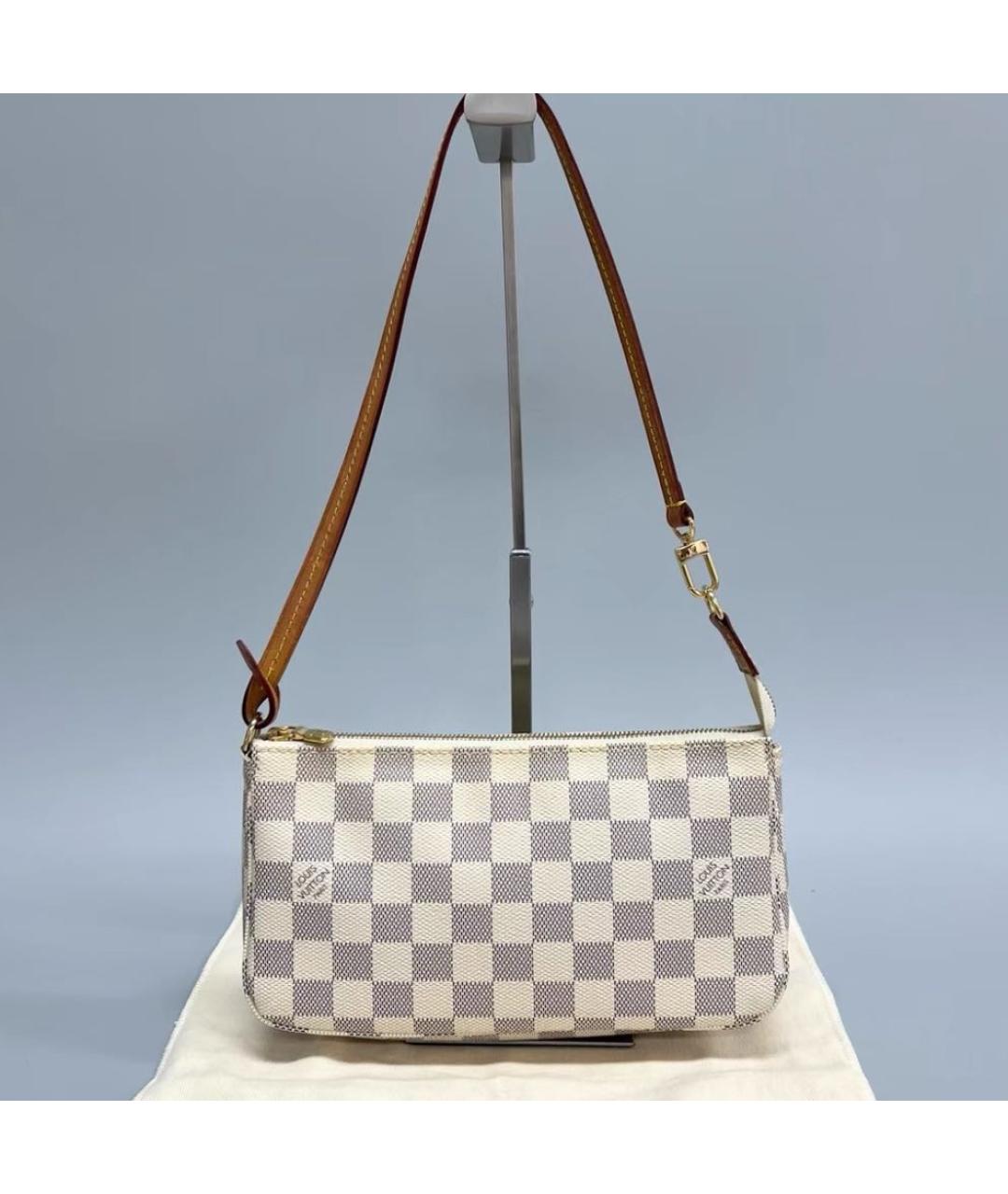 LOUIS VUITTON Бежевая сумка через плечо, фото 7