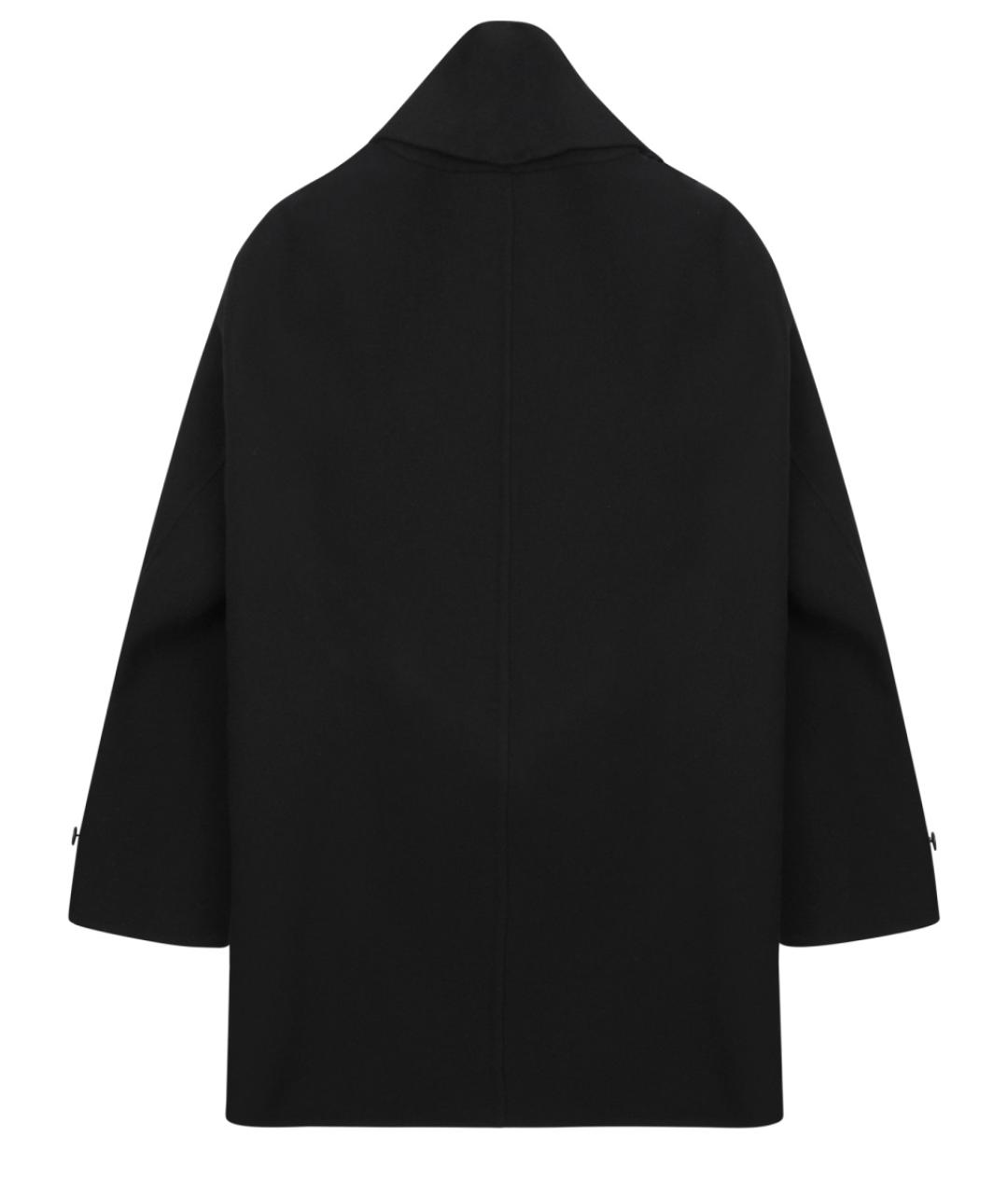 CHRISTIAN DIOR Черный шерстяной тренч/плащ, фото 2