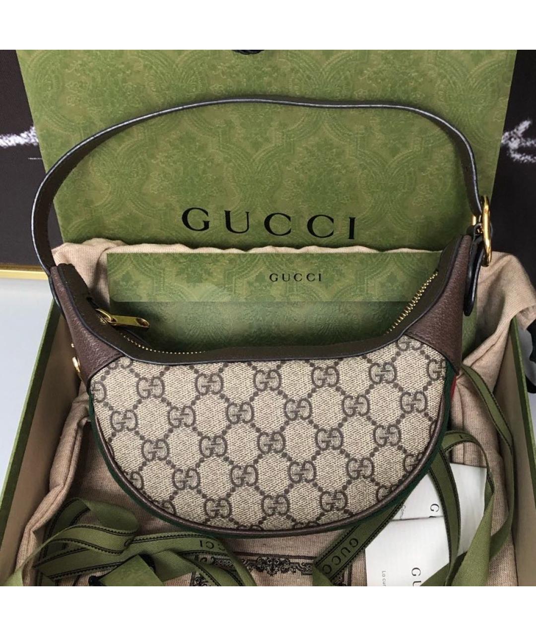 GUCCI Бежевая сумка через плечо, фото 2