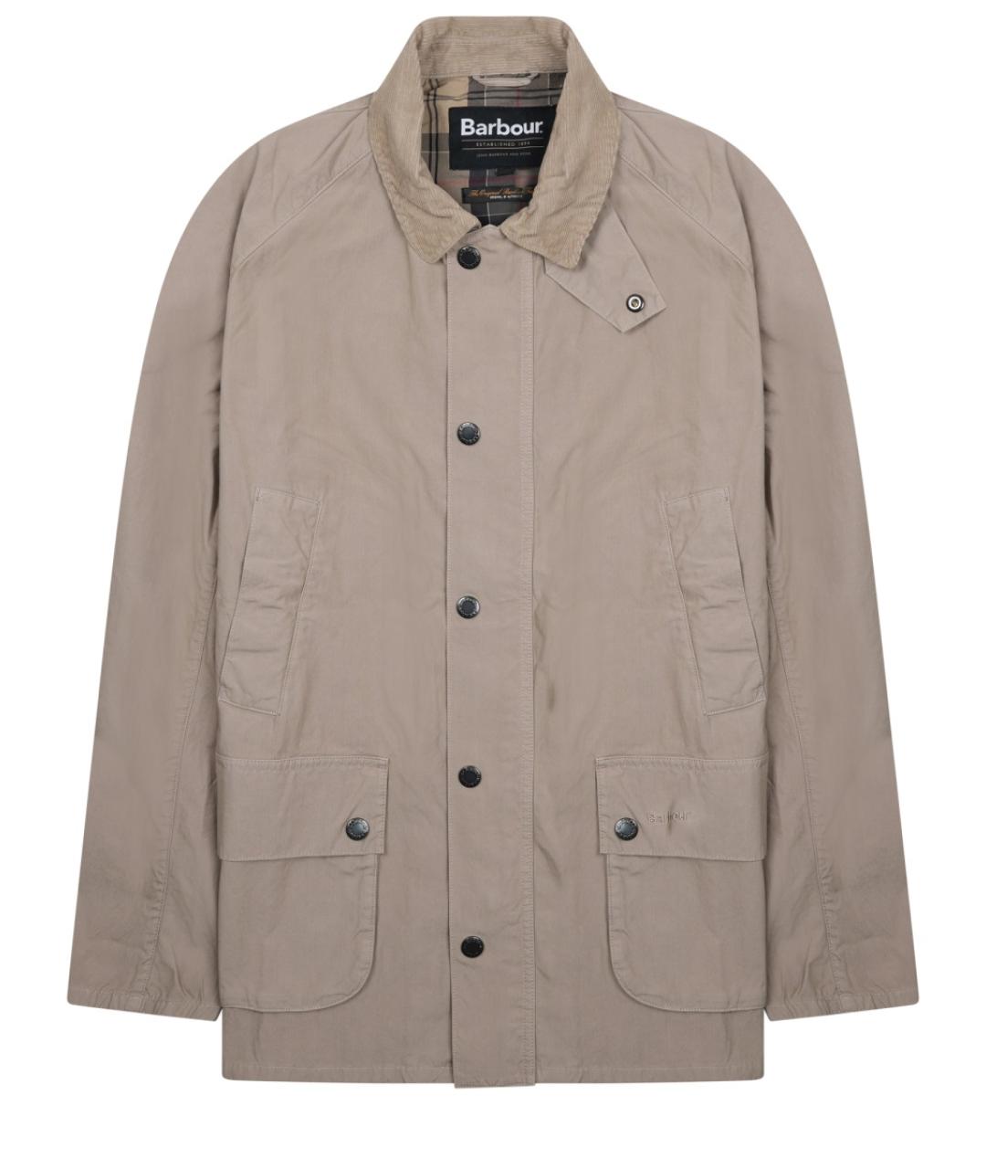 BARBOUR Бежевая хлопковая куртка, фото 1