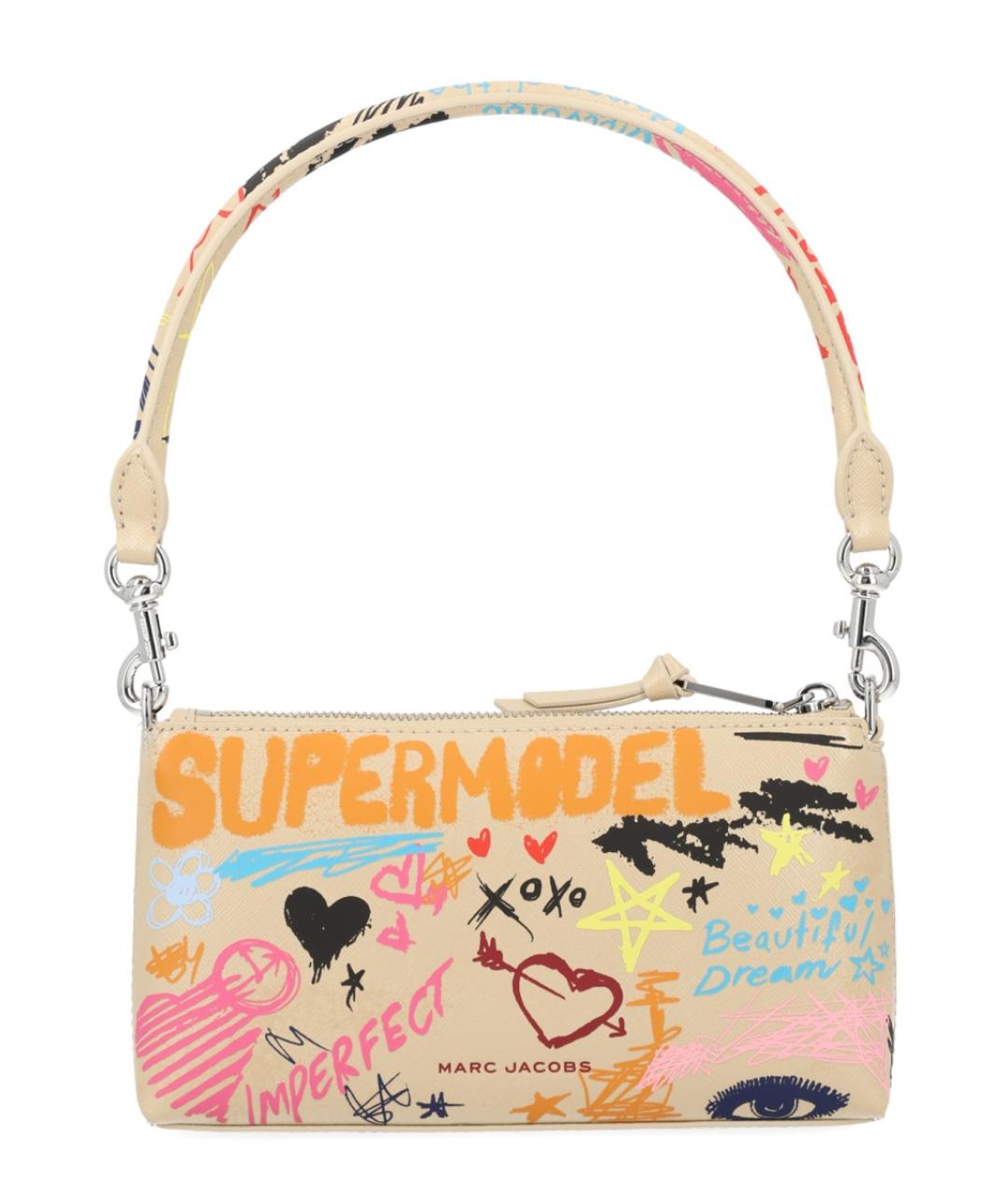 MARC JACOBS Мульти кожаная сумка с короткими ручками, фото 3