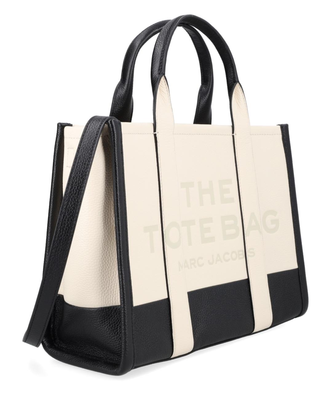 MARC JACOBS Белая кожаная сумка тоут, фото 2