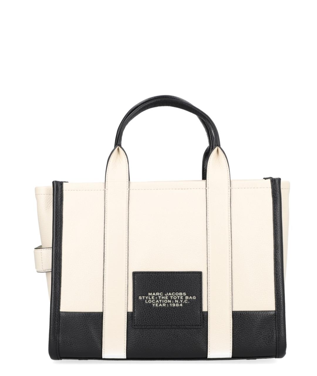 MARC JACOBS Белая кожаная сумка тоут, фото 3