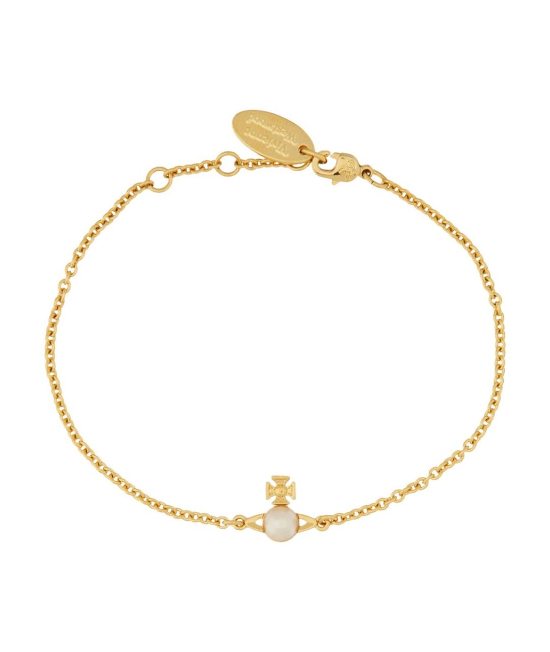 VIVIENNE WESTWOOD Золотой металлический браслет, фото 1