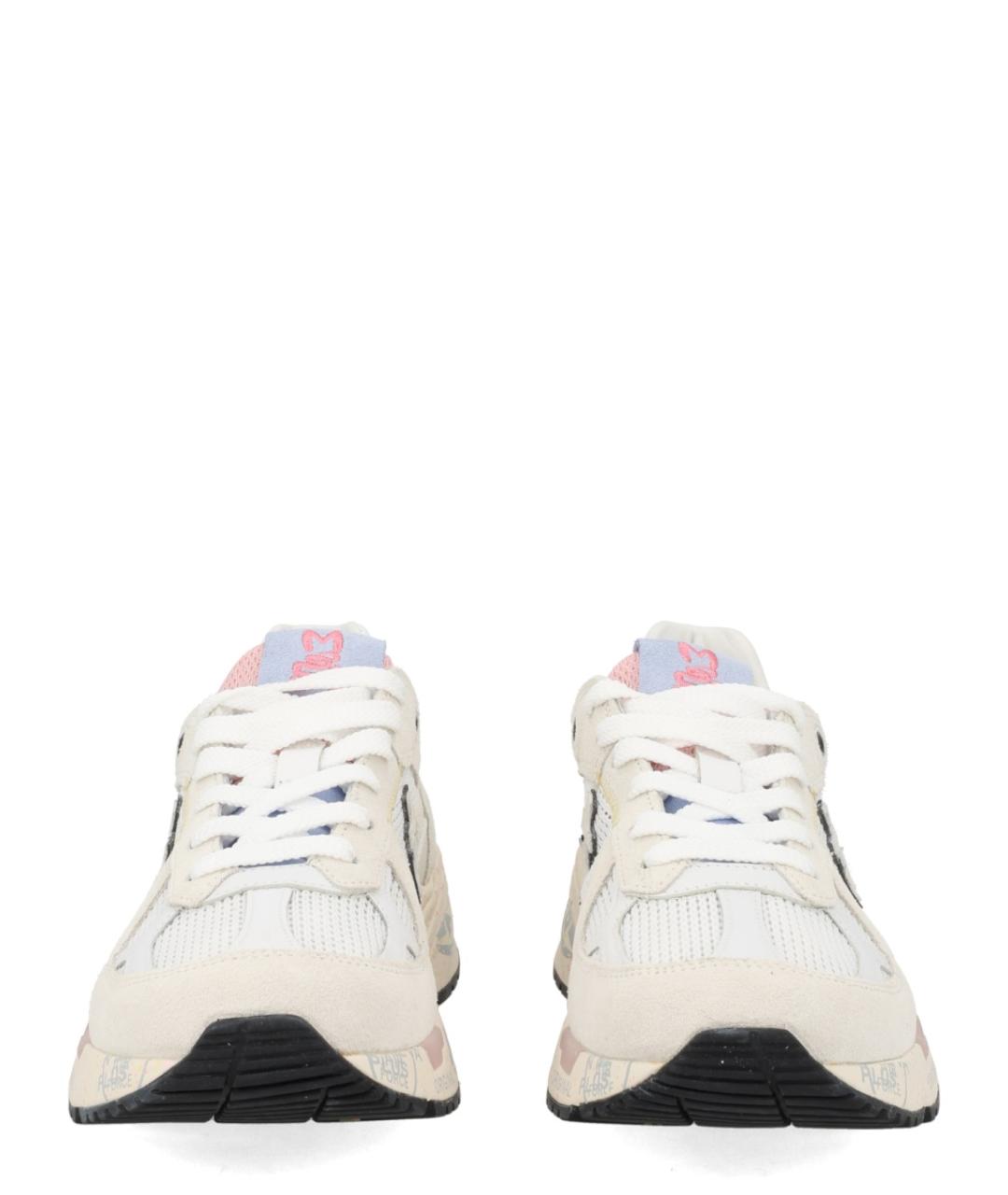 PREMIATA Белые кожаные кроссовки, фото 3