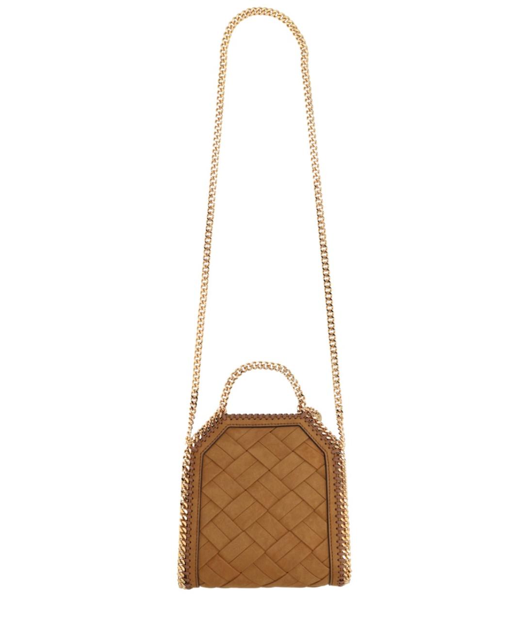 STELLA MCCARTNEY Коричневая синтетическая сумка через плечо, фото 2