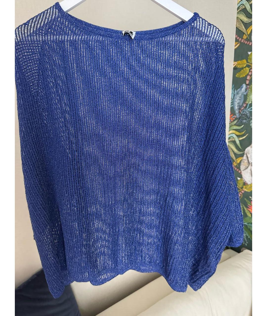 MISSONI Синий полиамидовый джемпер / свитер, фото 2