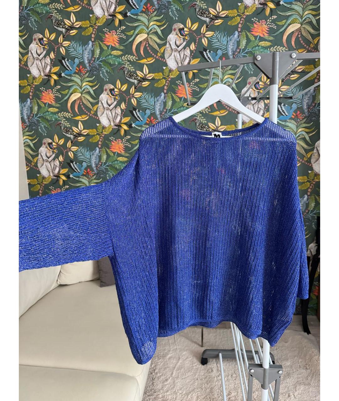 MISSONI Синий полиамидовый джемпер / свитер, фото 3