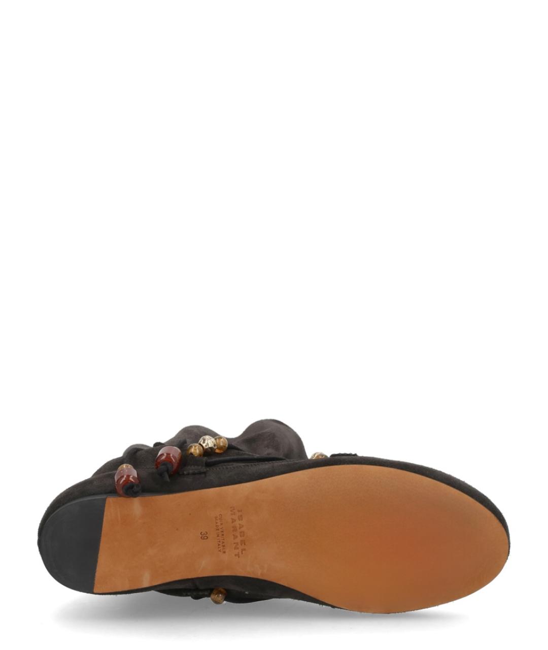 ISABEL MARANT Черные замшевые ботинки, фото 5