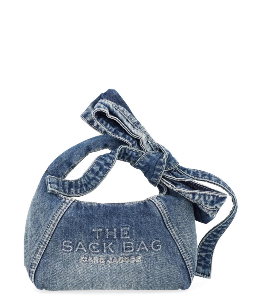 MARC JACOBS Синяя хлопковая сумка с короткими ручками, фото 1