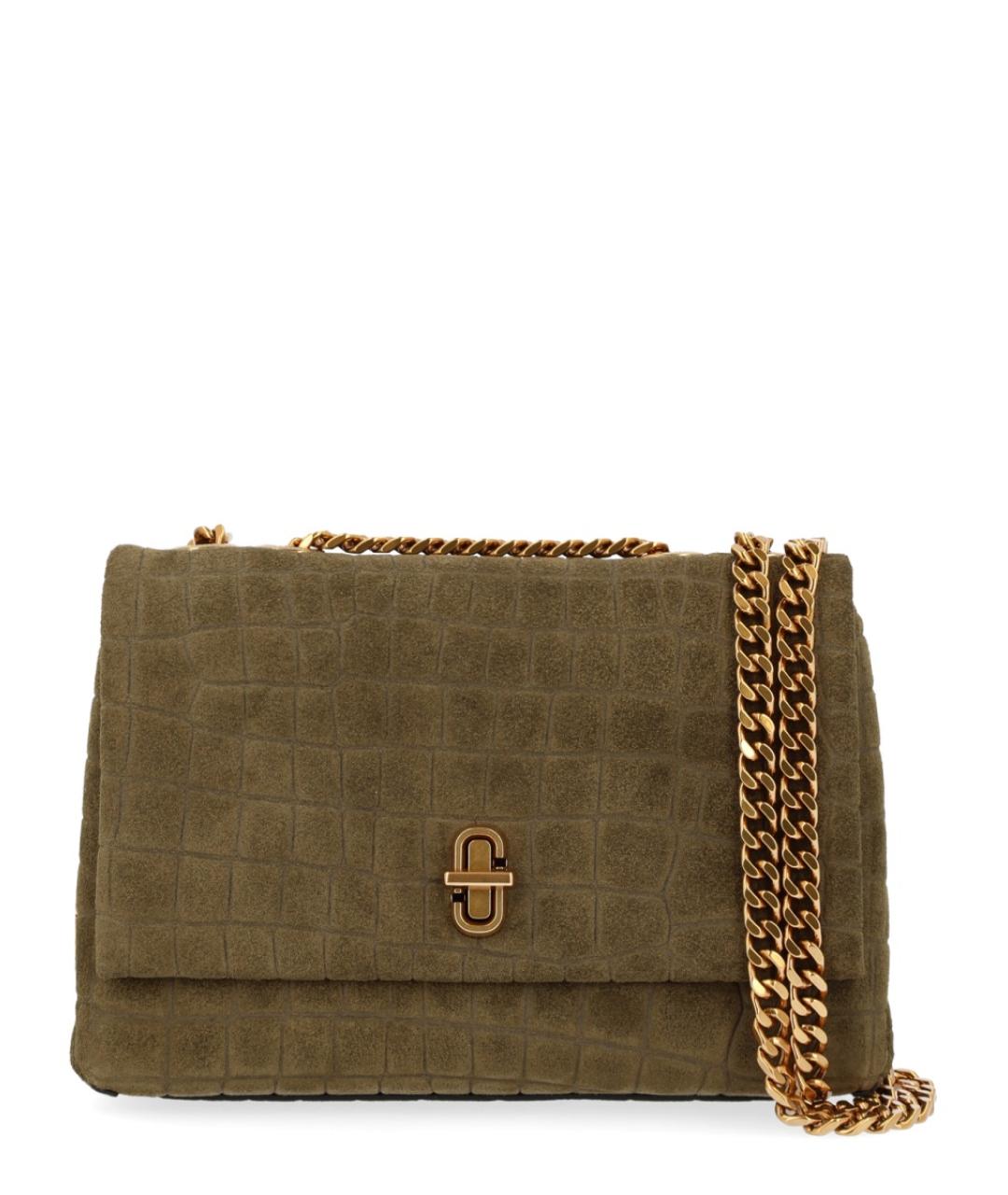 MARC JACOBS Зеленая кожаная сумка через плечо, фото 1