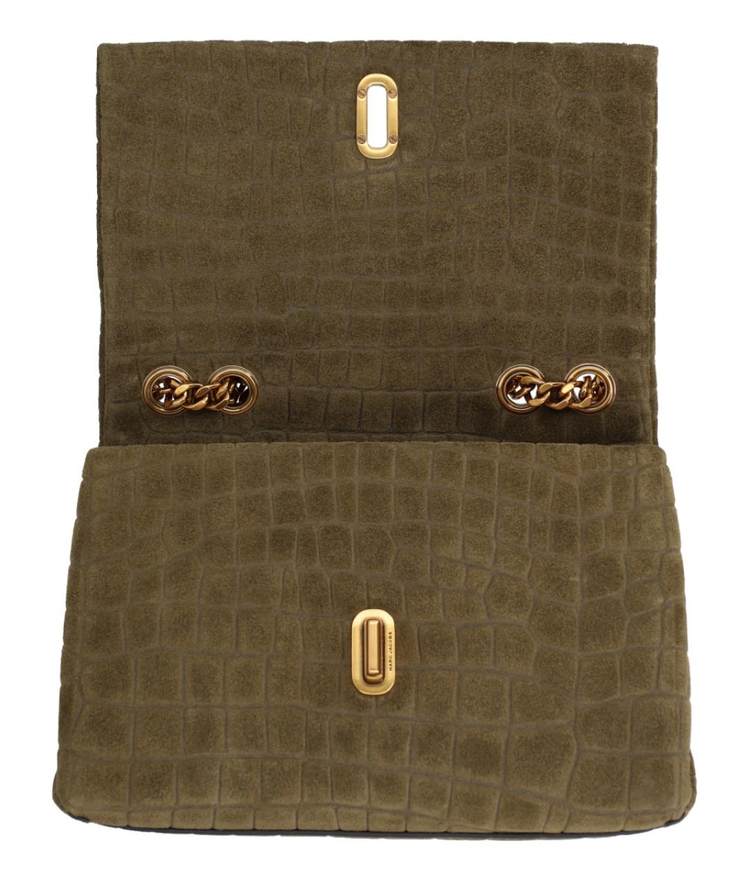 MARC JACOBS Зеленая кожаная сумка через плечо, фото 4