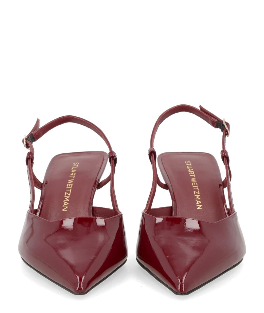 STUART WEITZMAN Бордовые туфли, фото 3