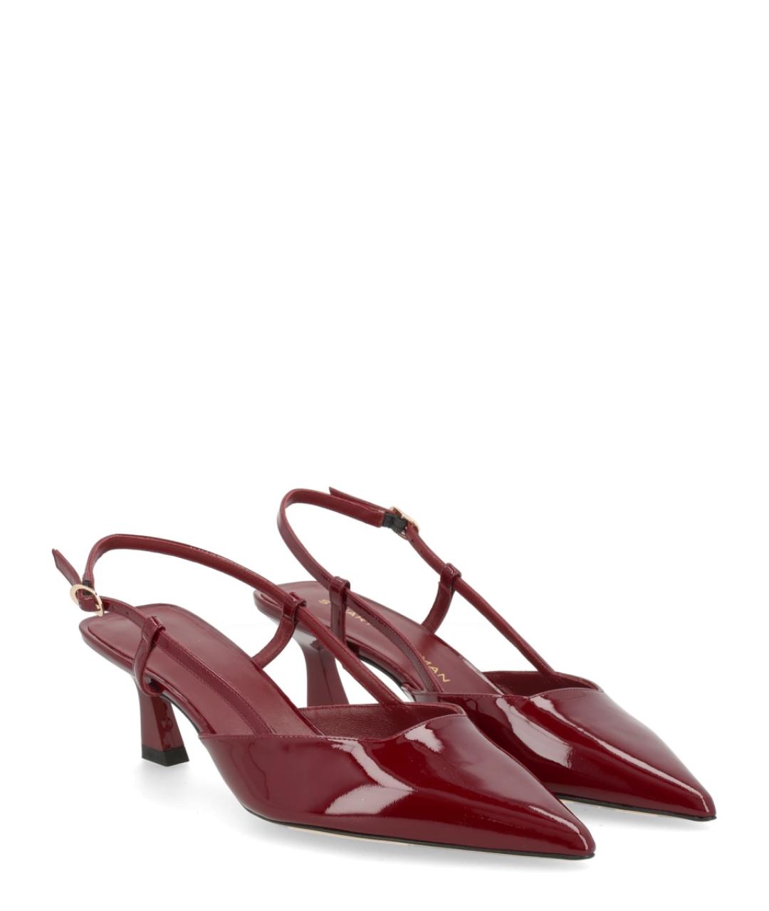 STUART WEITZMAN Бордовые туфли, фото 2