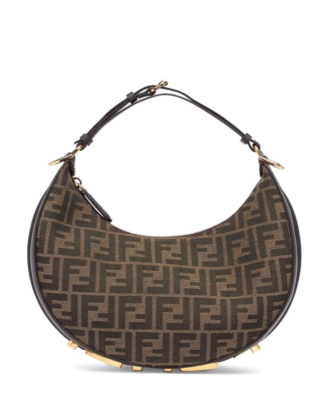 FENDI Мульти жаккардовая сумка через плечо, фото 2