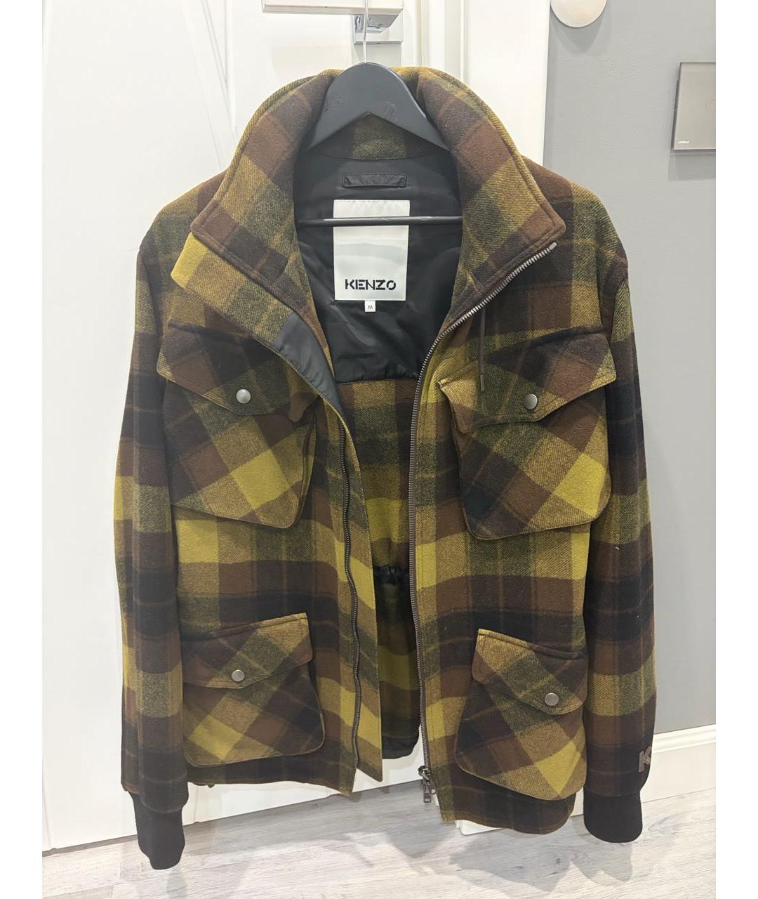 KENZO Мульти шерстяная куртка, фото 6