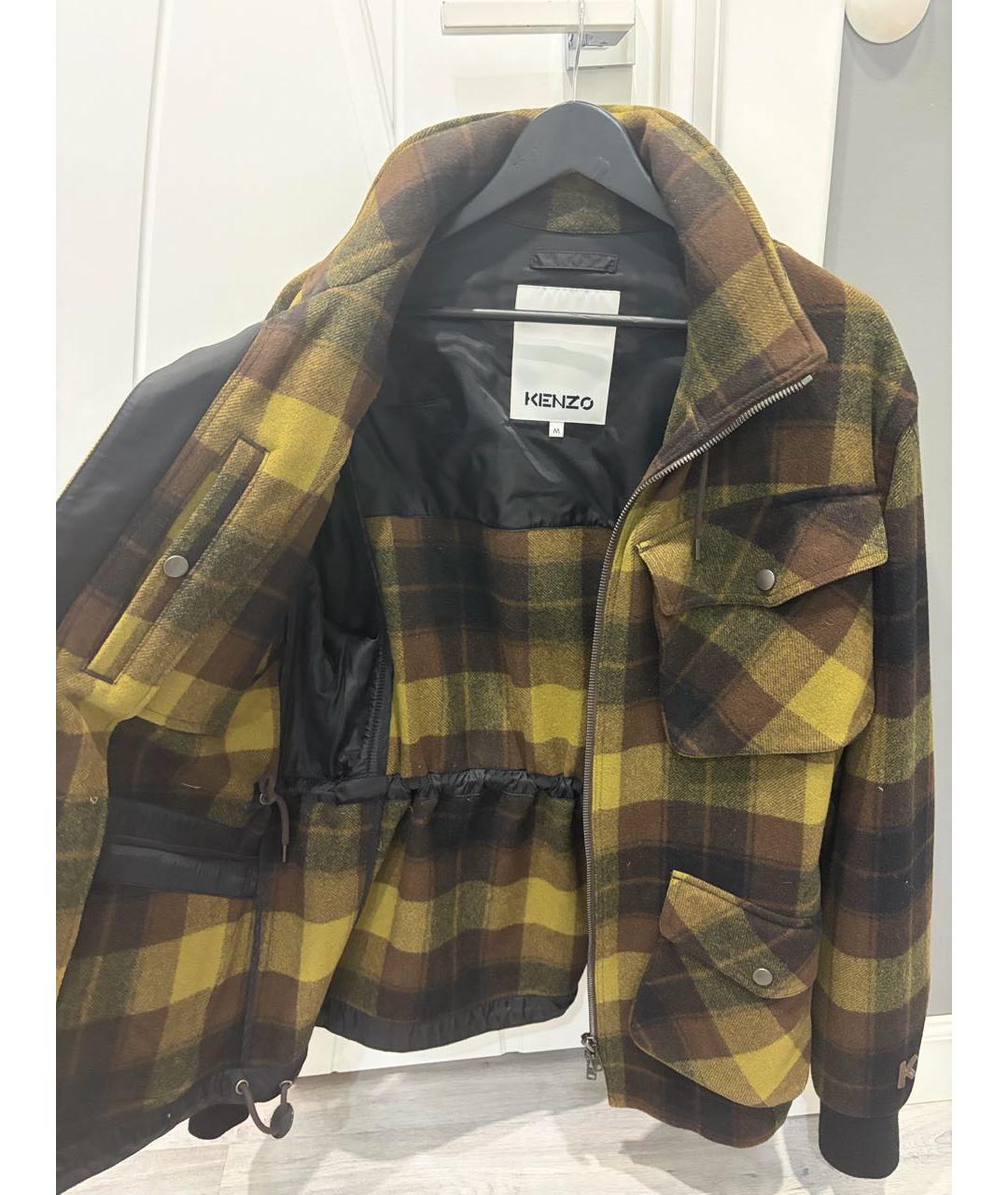 KENZO Мульти шерстяная куртка, фото 4