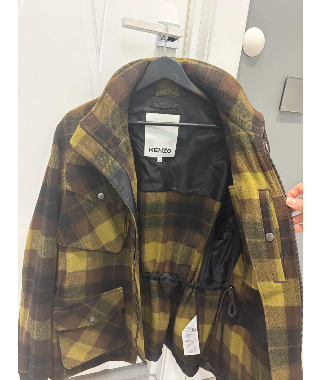 KENZO Мульти шерстяная куртка, фото 5