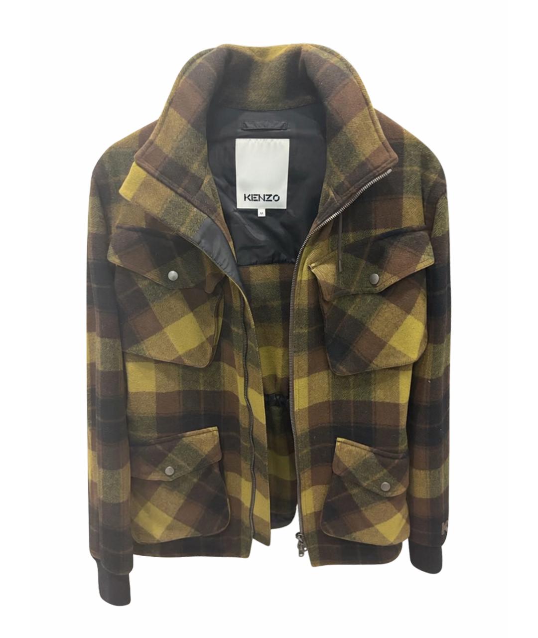 KENZO Мульти шерстяная куртка, фото 1