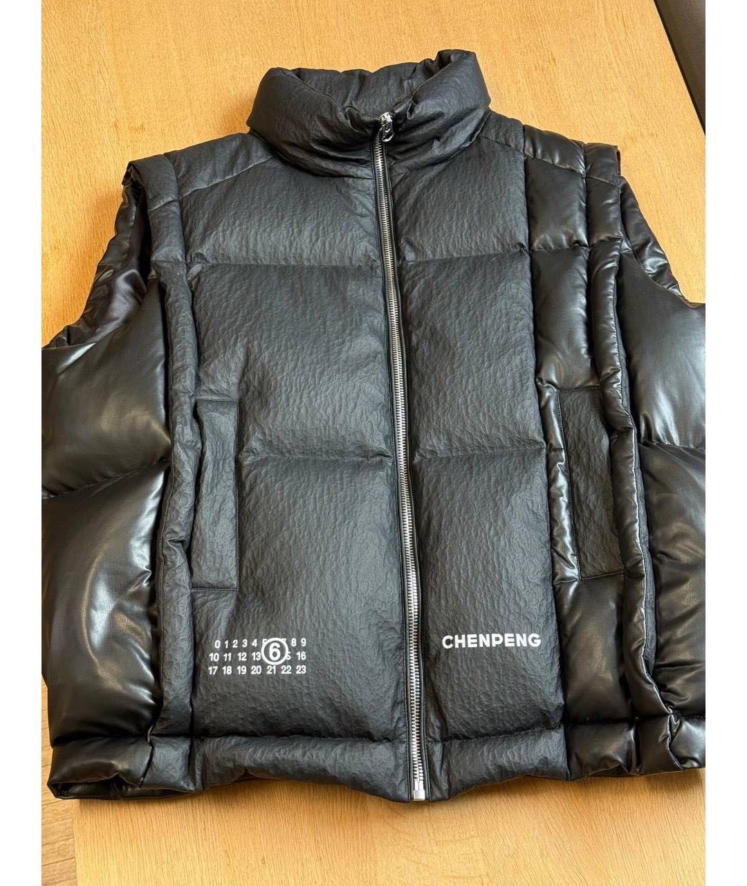 MM6 MAISON MARGIELA Черный синтетический жилет, фото 5