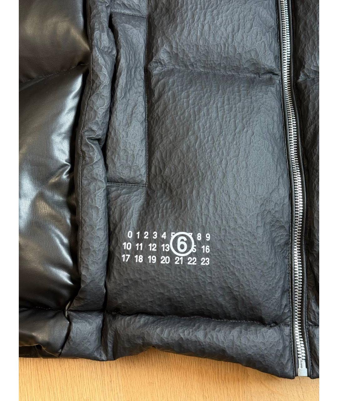 MM6 MAISON MARGIELA Черный синтетический жилет, фото 3