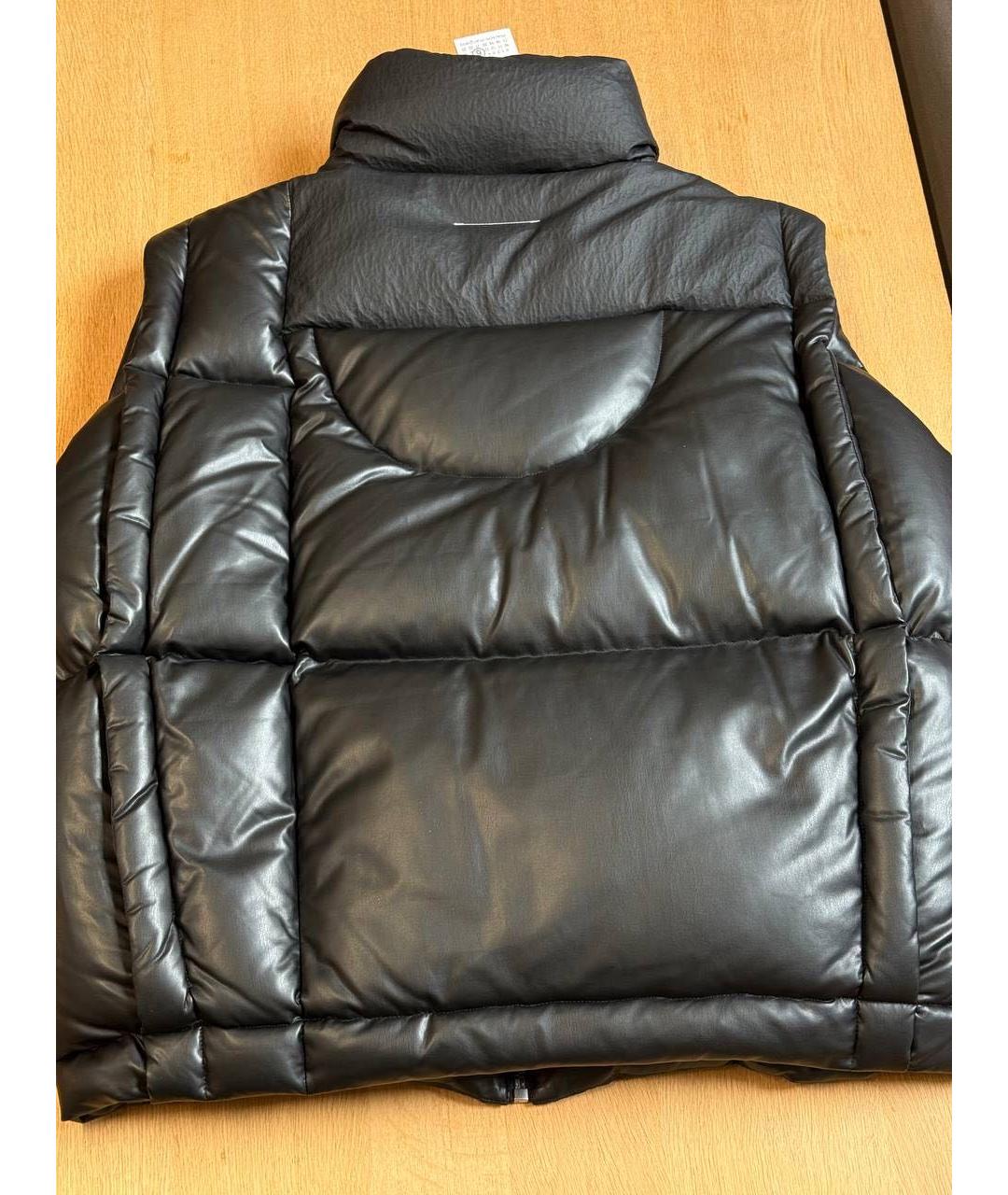 MM6 MAISON MARGIELA Черный синтетический жилет, фото 4