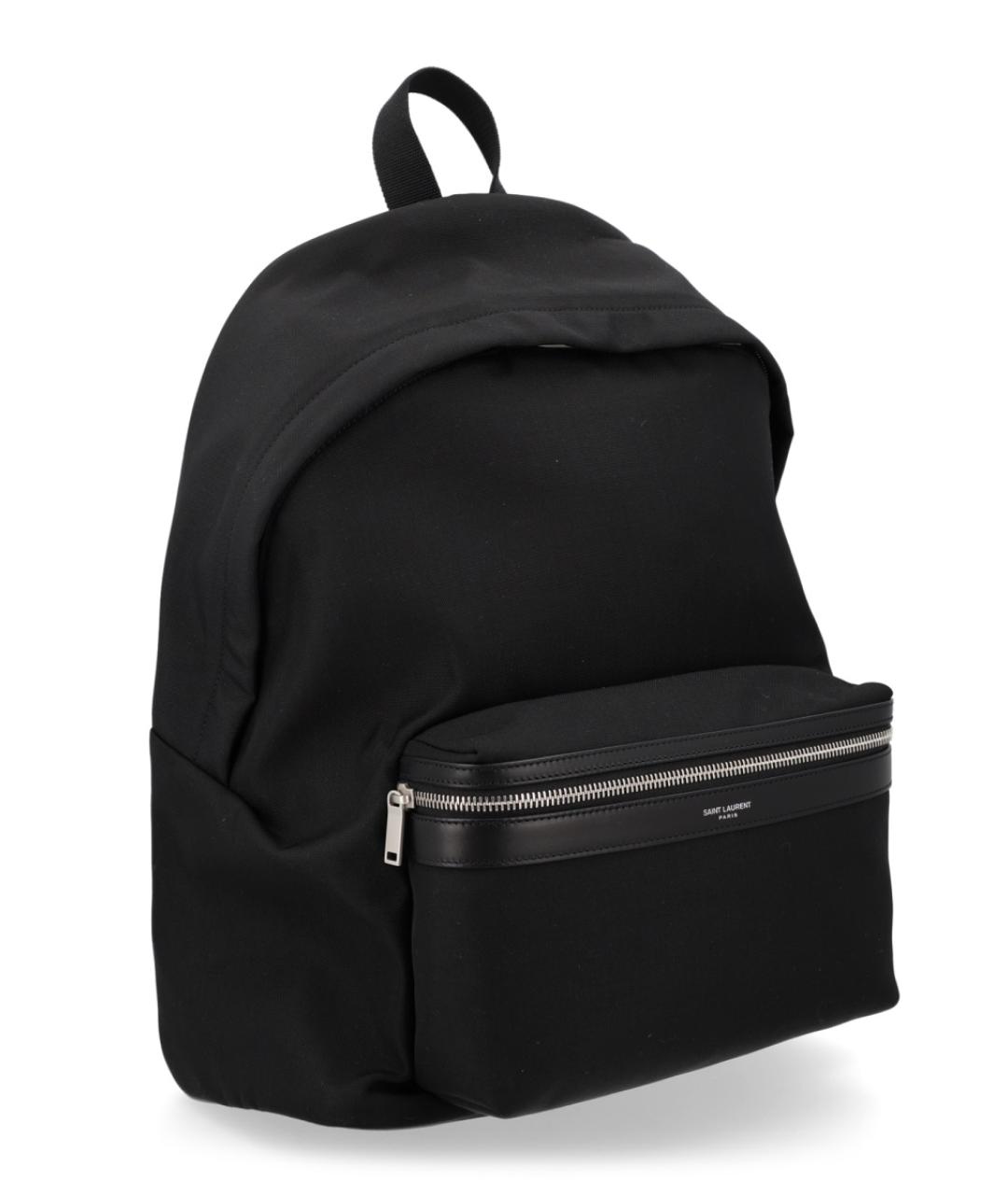 SAINT LAURENT Черный синтетический рюкзак, фото 2