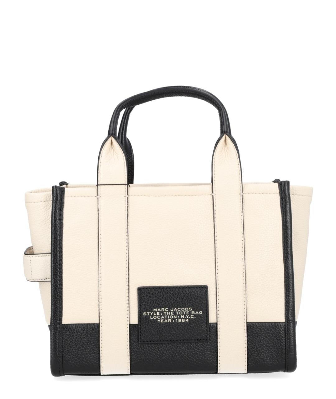 MARC JACOBS Белая кожаная сумка тоут, фото 3