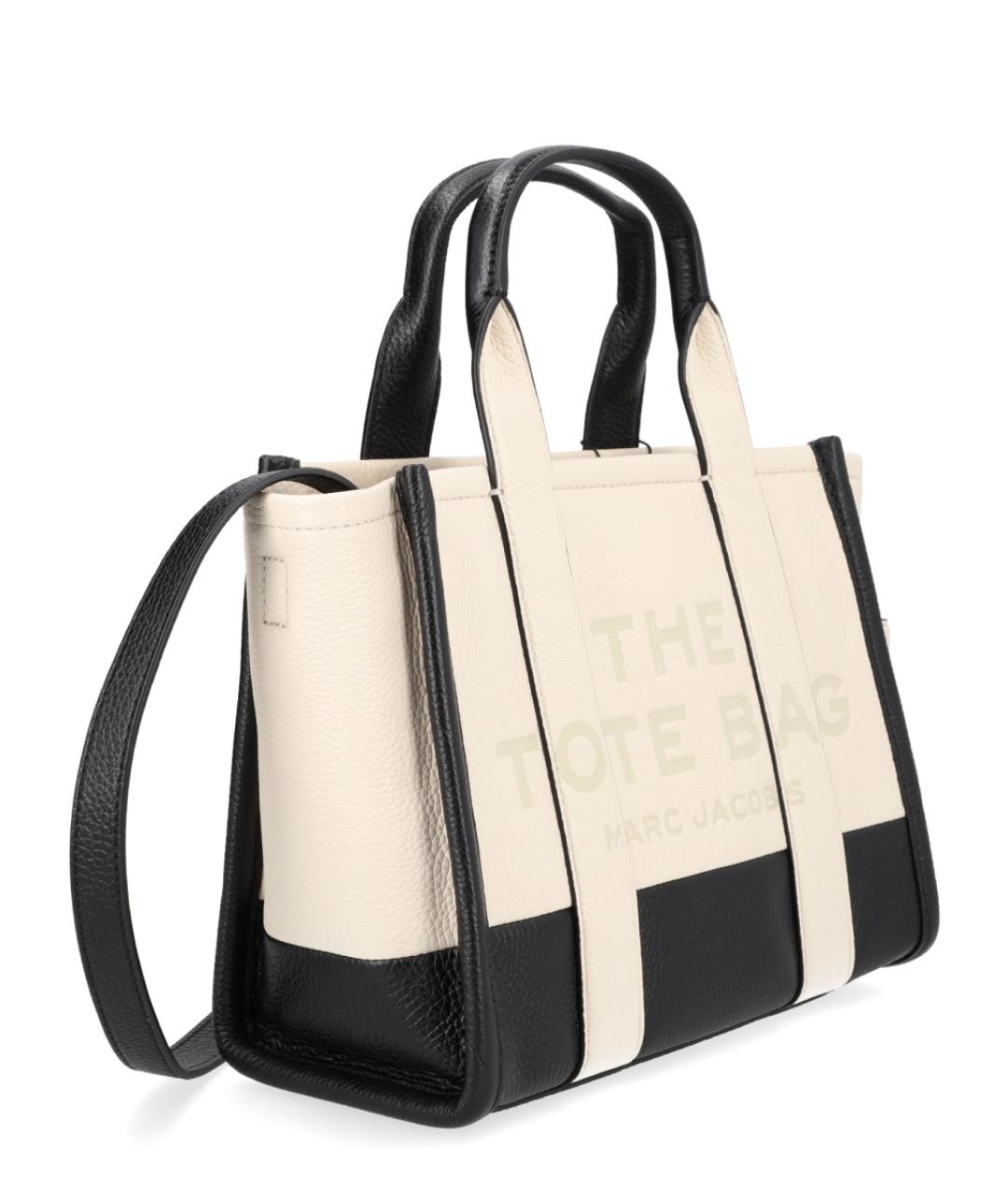 MARC JACOBS Белая кожаная сумка тоут, фото 2