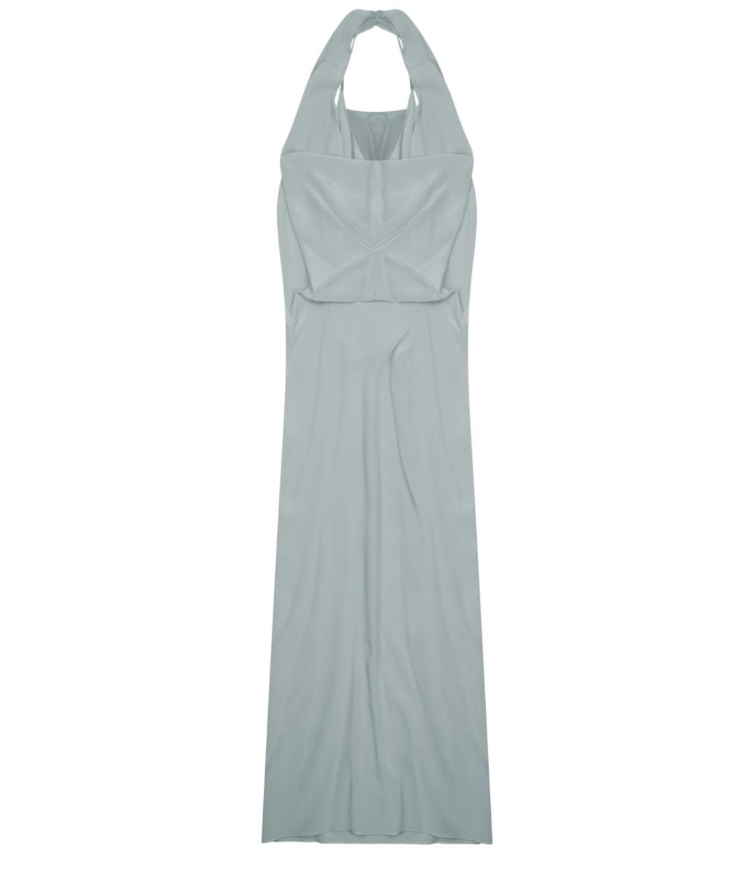 ALYSI Серое шелковое повседневное платье, фото 1