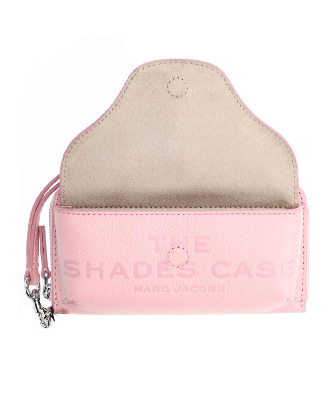 MARC JACOBS Розовый кожаный кошелек, фото 3