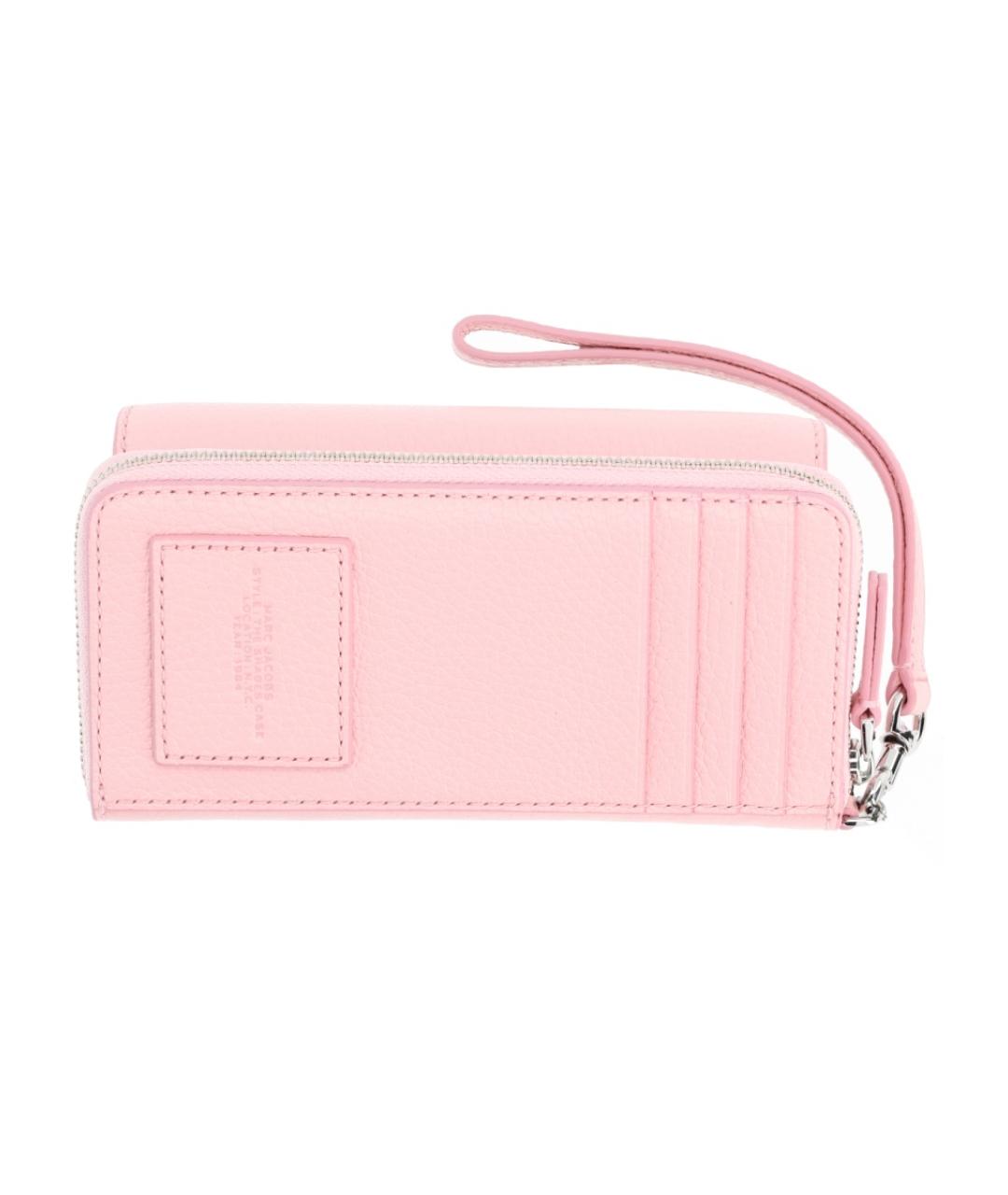 MARC JACOBS Розовый кожаный кошелек, фото 2