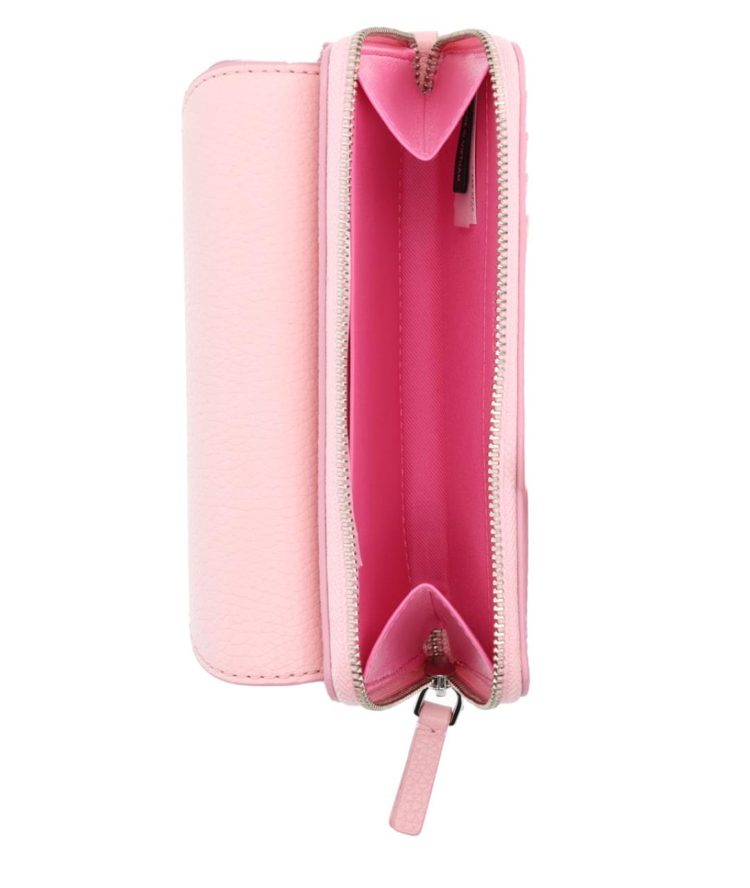 MARC JACOBS Розовый кожаный кошелек, фото 4