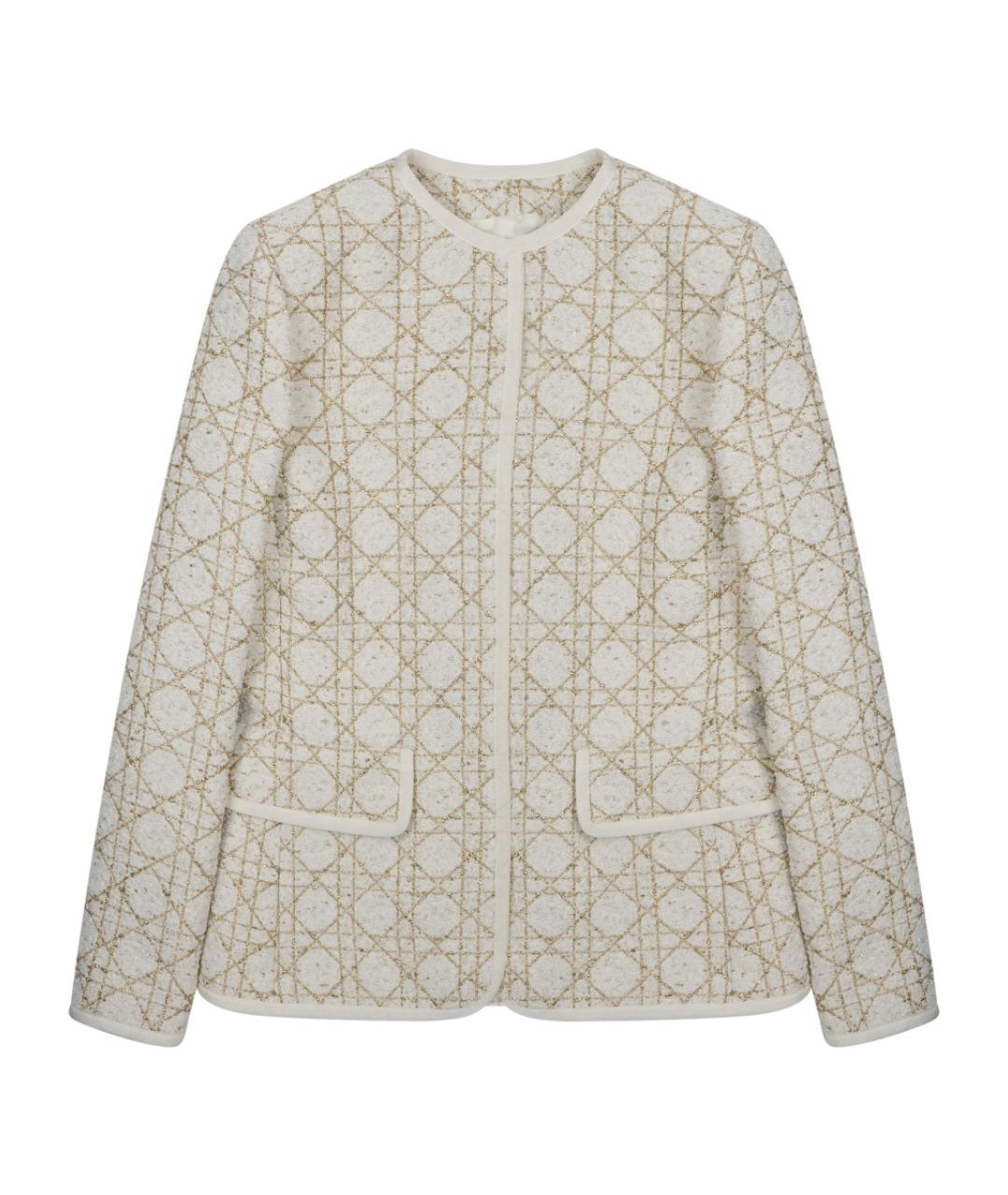 CHRISTIAN DIOR Белый жакет/пиджак, фото 1