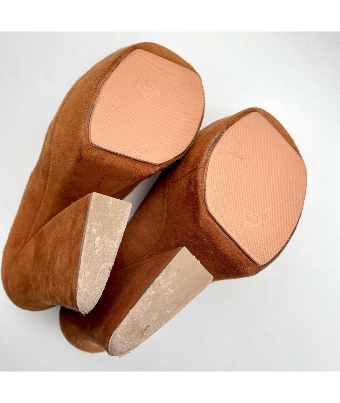 GIAN MARCO LORENZI Коричневые замшевые туфли, фото 8