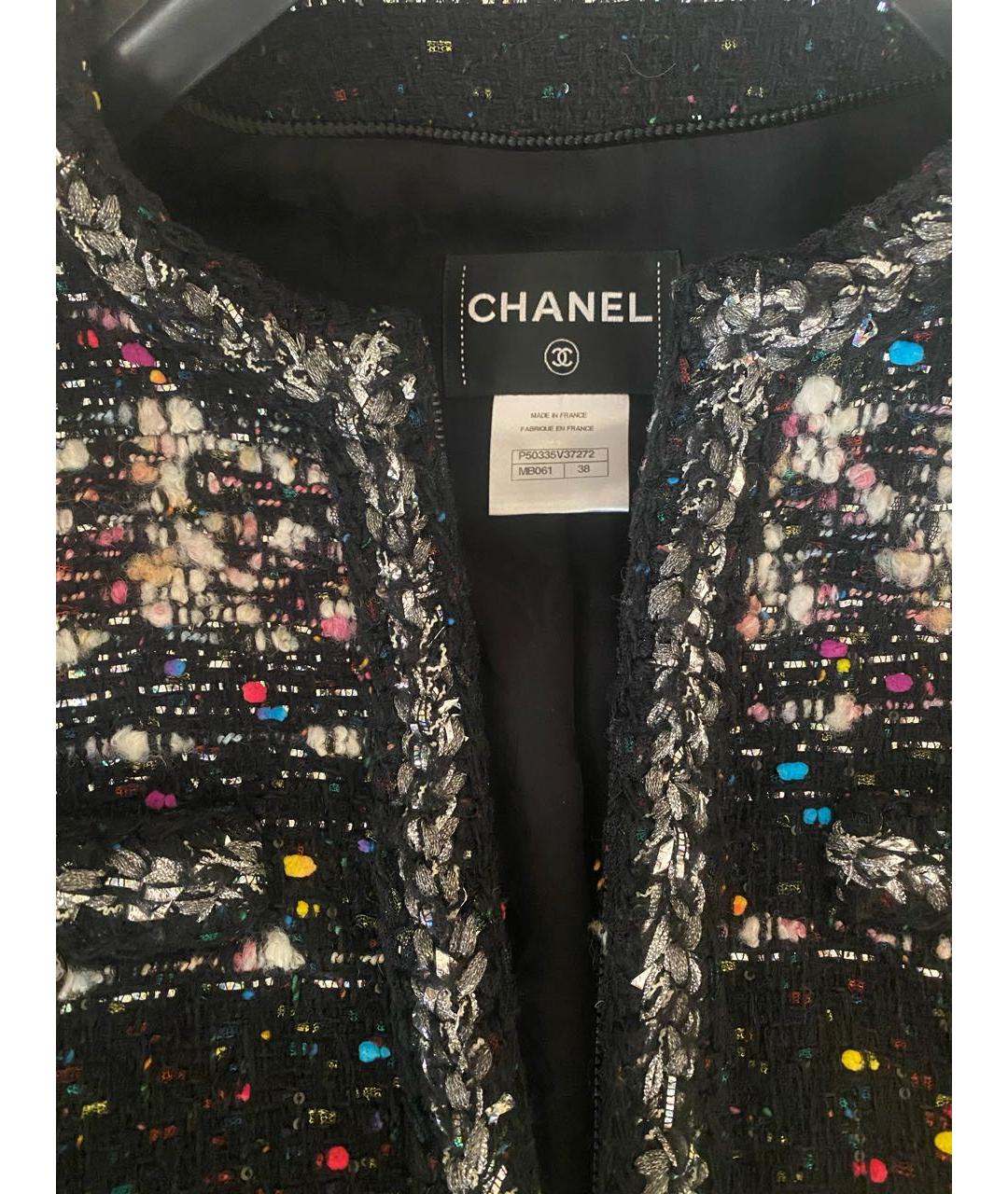 CHANEL Черный жакет/пиджак, фото 3