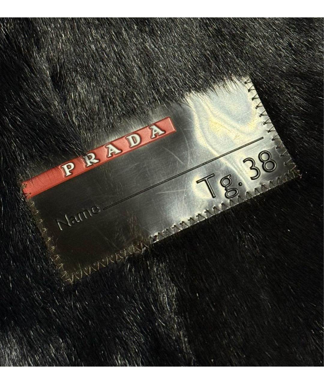 PRADA Черная полиамидовая куртка, фото 6