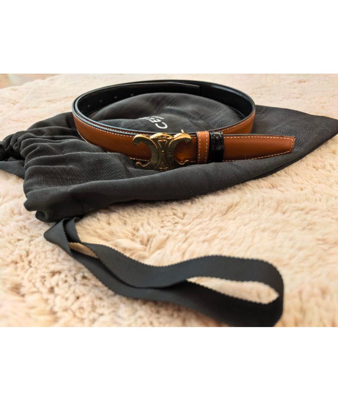 CELINE Мульти кожаный ремень, фото 4