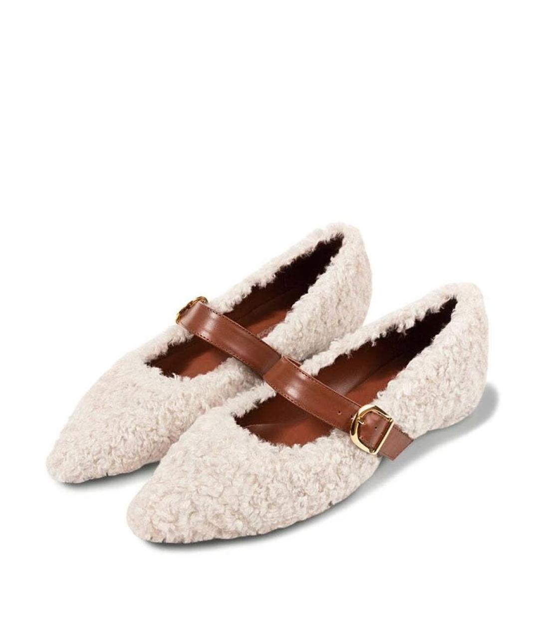 Age Of Innocence Бежевые балетки, фото 5