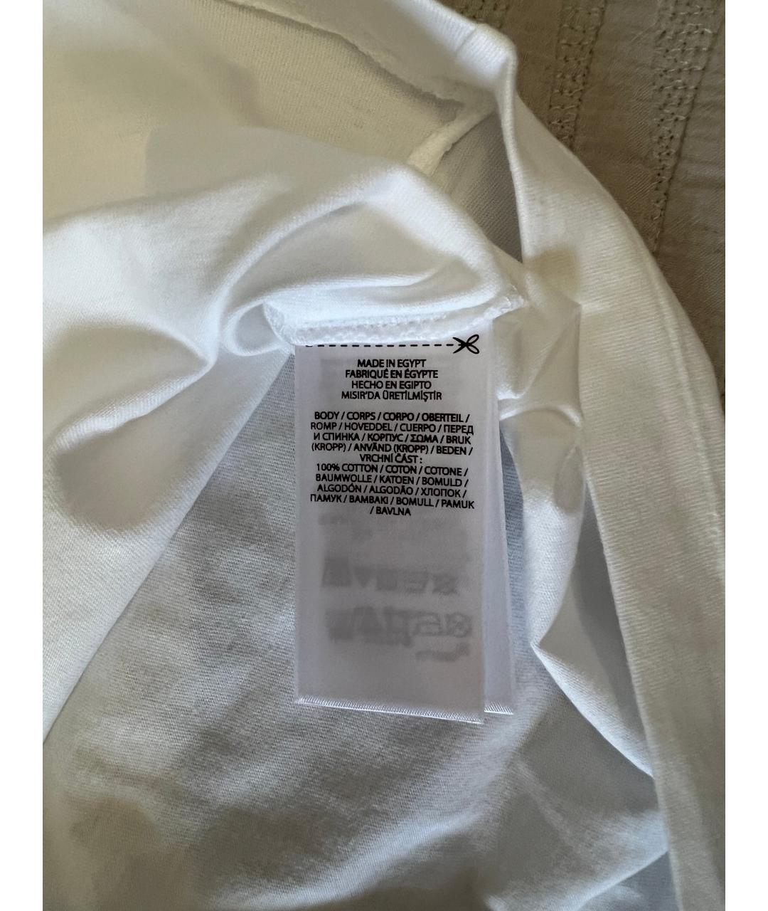 POLO RALPH LAUREN Белая хлопковая футболка, фото 5