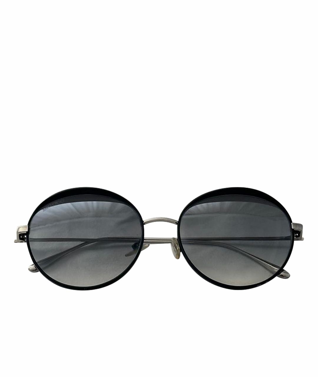 JIMMY CHOO Серебряные металлические солнцезащитные очки, фото 1