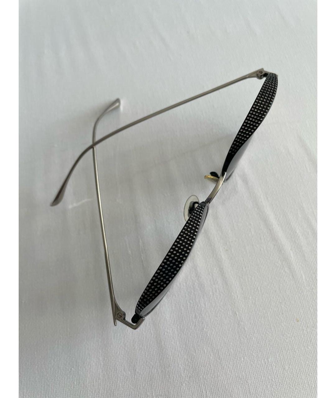 JIMMY CHOO Серебряные металлические солнцезащитные очки, фото 8