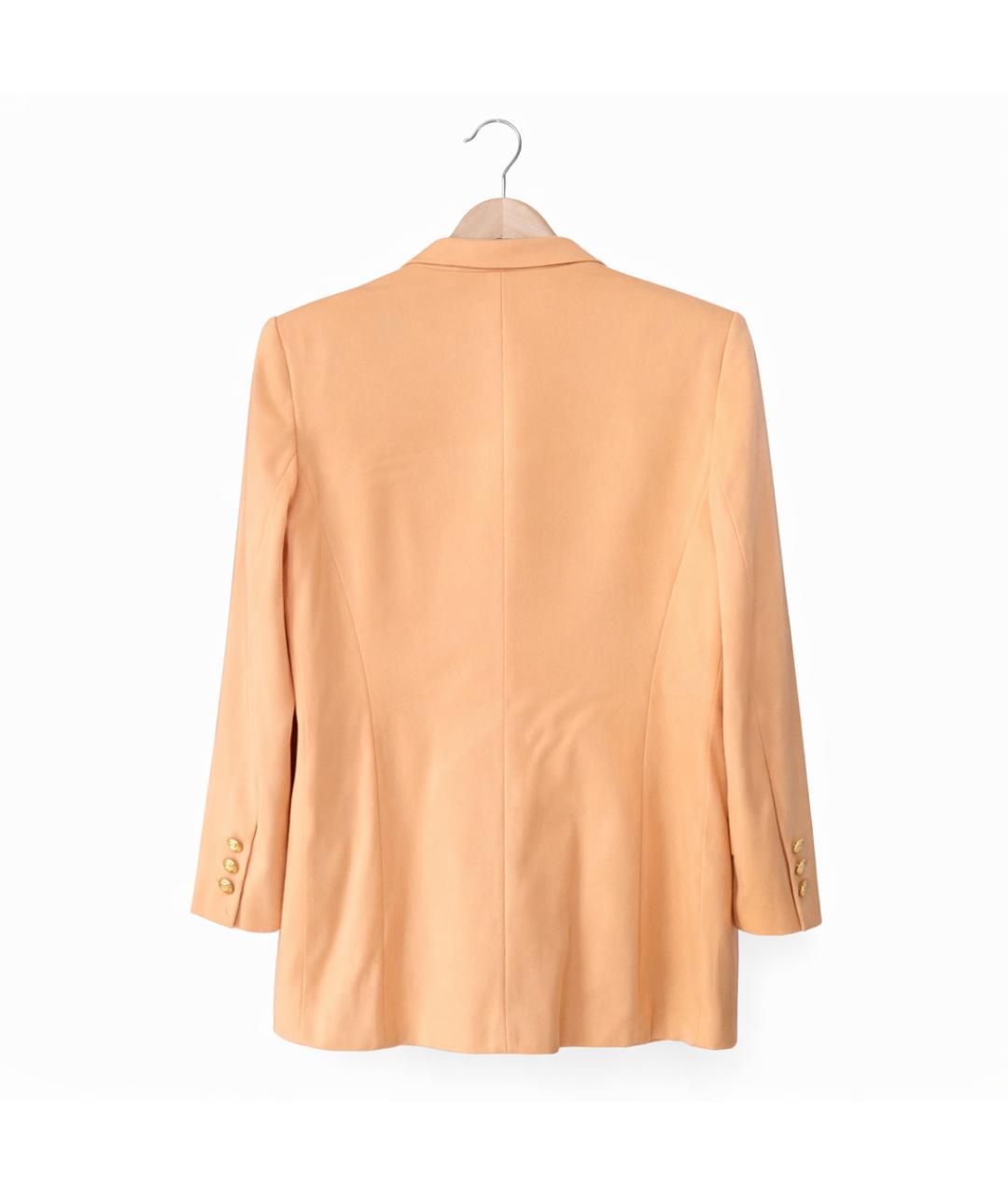 ESCADA Оранжевый шерстяной жакет/пиджак, фото 3