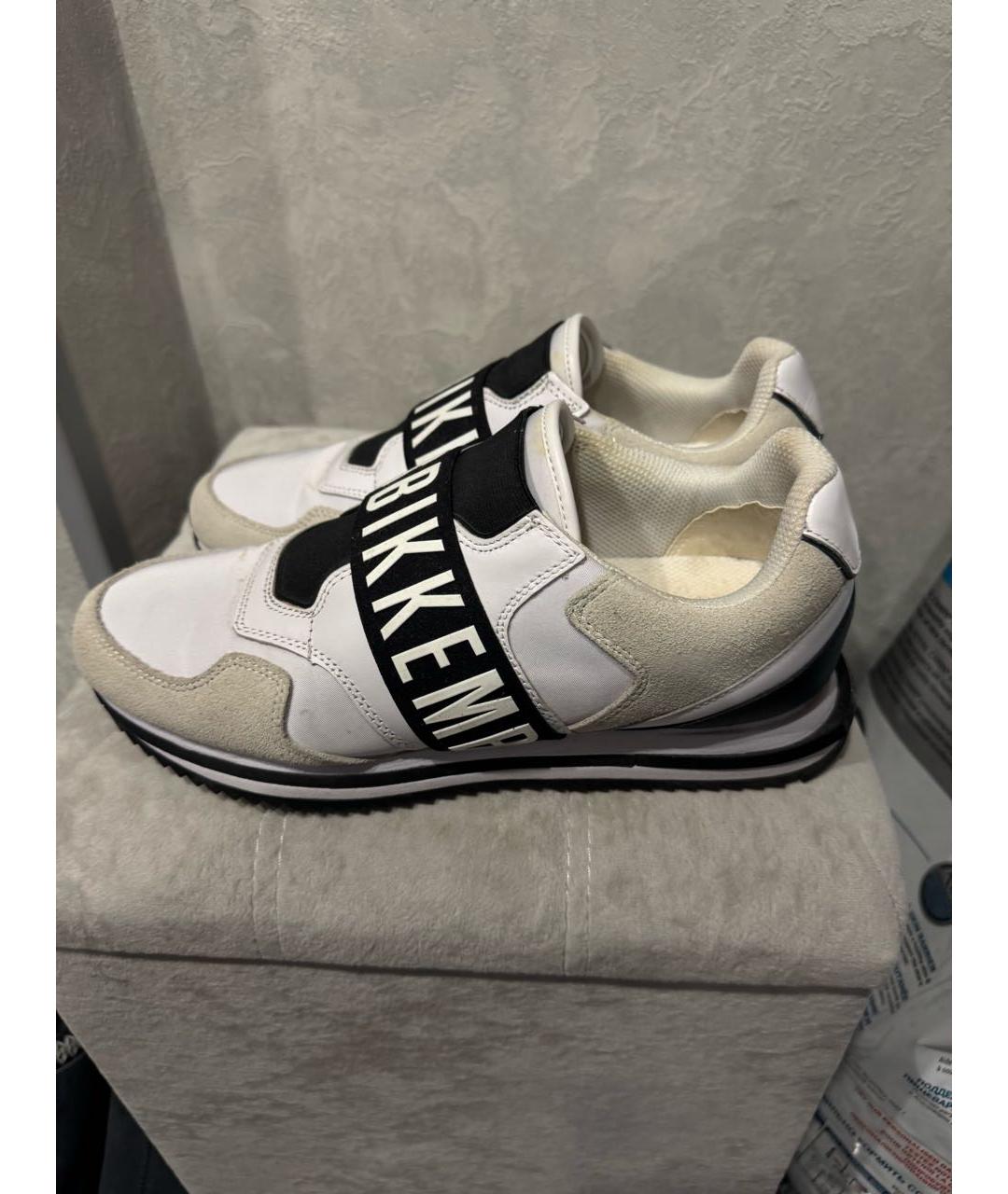 BIKKEMBERGS Белые кожаные кроссовки, фото 6