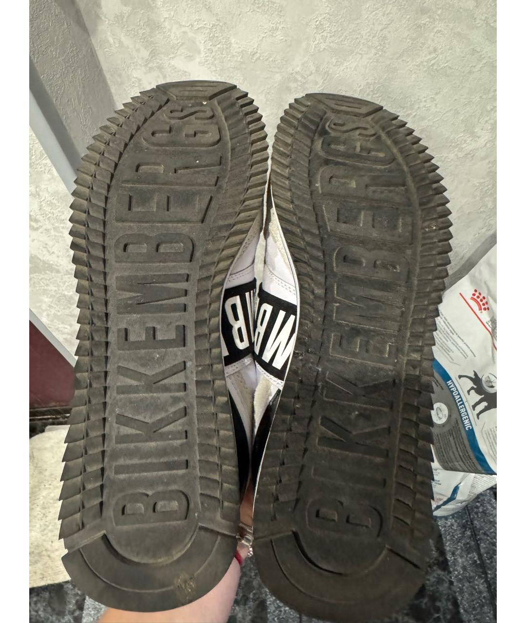 BIKKEMBERGS Белые кожаные кроссовки, фото 5