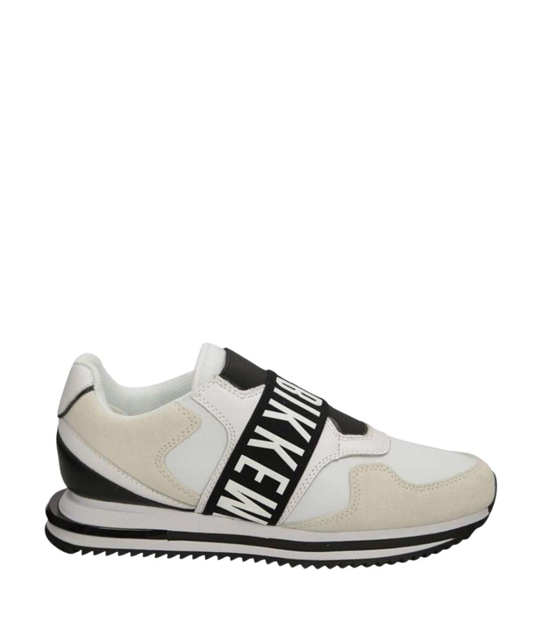 BIKKEMBERGS Белые кожаные кроссовки, фото 1